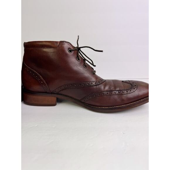 Cole Haan Liam Chukka II Wingtip Leather Ankle Boots Brown Men’s 9.5 C11053 main image 11